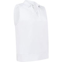 Callaway Waist Length Mesh Detail ohne Arm Polo weiß Callaway Waist Length Mesh Detail ohne Arm Polo weiß von Callaway