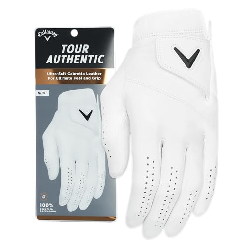 Callaway Golf Tour Authentic Herren-Golfhandschuh (Serie 2022), Weiß, L Callaway Golf Tour Authentic Herren-Golfhandschuh (Serie 2022), Weiß, L von Callaway