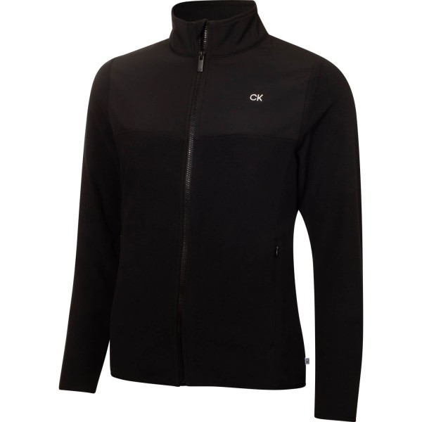 Calvin Klein Golf Layer Chase Full Zip Fleece schwarz von Calvin Klein Golf