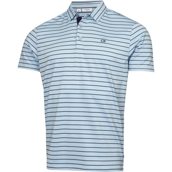 Calvin Klein Golf Polo Silverstone hellblaudunkelblau von Calvin Klein Golf