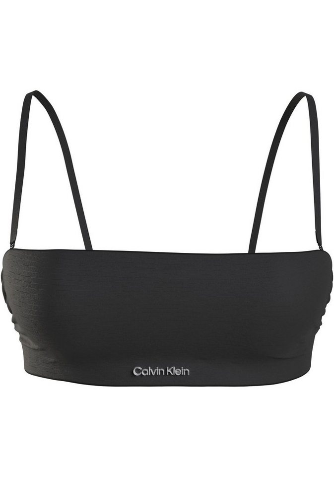 Calvin Klein Swimwear Bandeau-Bikini-Top BANDEAU-RP, mit Streifenstruktur von Calvin Klein Swimwear