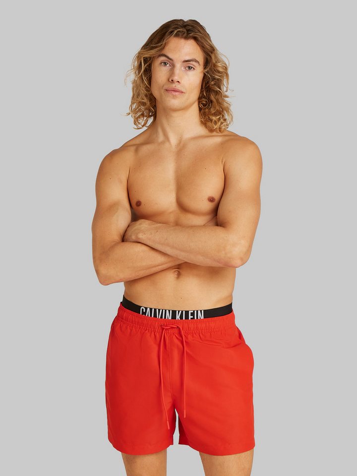 Calvin Klein Swimwear Badeshorts MEDIUM DOUBLE WB mit Logo Calvin Klein Swimwear Badeshorts MEDIUM DOUBLE WB mit Logo von Calvin Klein Swimwear