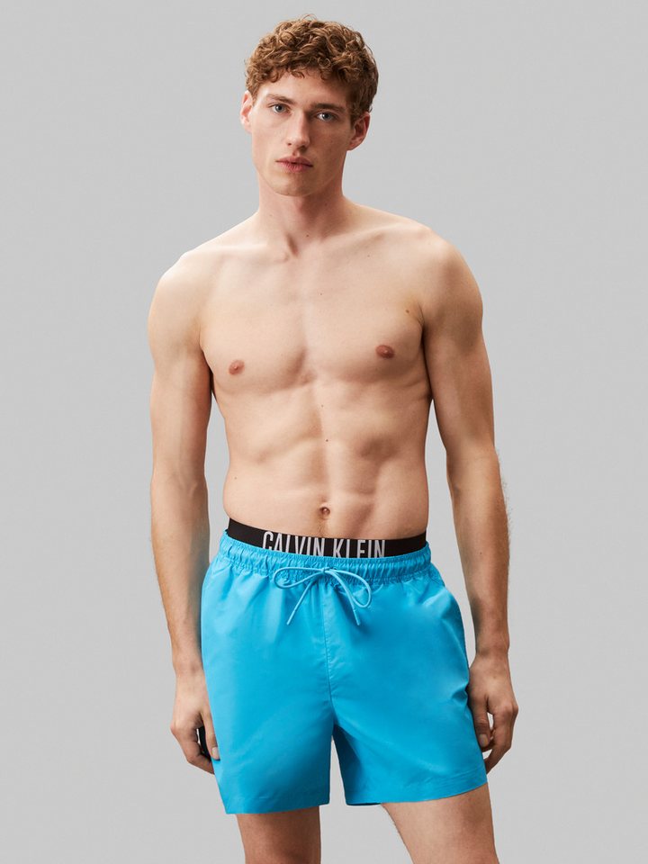 Calvin Klein Swimwear Badeshorts MEDIUM DOUBLE WB mit Logo Calvin Klein Swimwear Badeshorts MEDIUM DOUBLE WB mit Logo von Calvin Klein Swimwear