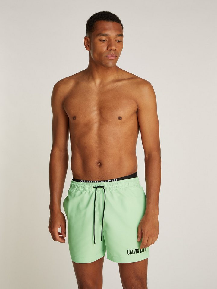 Calvin Klein Swimwear Badeshorts MEDIUM DOUBLE WB mit doppeltem Bund von Calvin Klein Swimwear