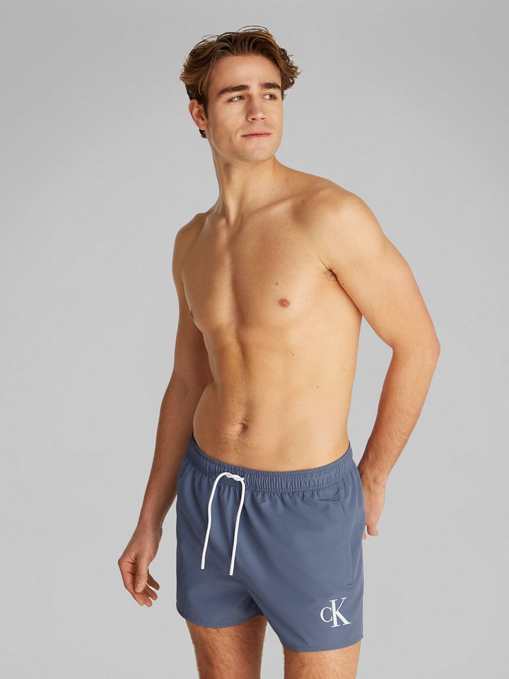 Calvin Klein Swimwear Badeshorts SHORT DRAWSTRING mit Logo von Calvin Klein Swimwear