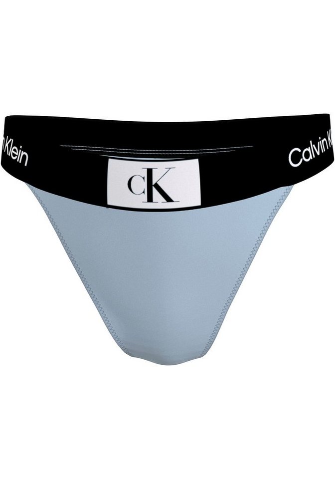 Calvin Klein Swimwear Bikini-Hose HIGH RISE CHEEKY BIKINI mit Logo am Bund von Calvin Klein Swimwear