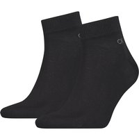 2er Pack Calvin Klein Quarter Socken Herren 001 - black 39-42 2er Pack Calvin Klein Quarter Socken Herren 001 - black 39-42 von Calvin Klein