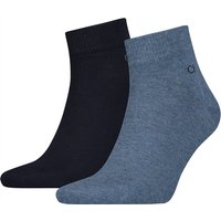2er Pack Calvin Klein Quarter Socken Herren 004 - denim melange 43-46 2er Pack Calvin Klein Quarter Socken Herren 004 - denim melange 43-46 von Calvin Klein