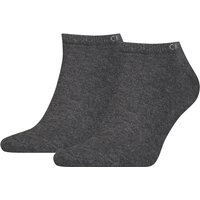 2er Pack Calvin Klein lässige Sneakersocken Herren 003 - dark grey melange 43-46 von Calvin Klein