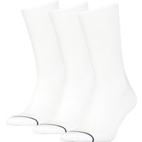 3er Pack Calvin Klein Athleisure Crew Socken Herren 002 - white von Calvin Klein