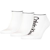 3er Pack Calvin Klein Athleisure Sneakersocken Herren 002 - white von Calvin Klein