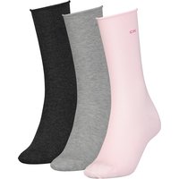3er Pack Calvin Klein Roll Top Socken Damen 004 - pink 3er Pack Calvin Klein Roll Top Socken Damen 004 - pink von Calvin Klein