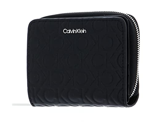 Calvin Klein CK Must Zip Around Wallet with Flap Embossed M CK Black Calvin Klein CK Must Zip Around Wallet with Flap Embossed M CK Black von Calvin Klein