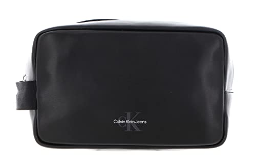 Calvin Klein CKJ Monogram Soft Washbag Black von Calvin Klein