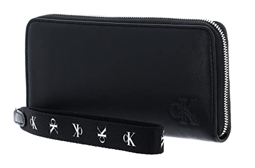 Calvin Klein CKJ Ultralight Zip Around Wallet W/Wristlet Black von Calvin Klein