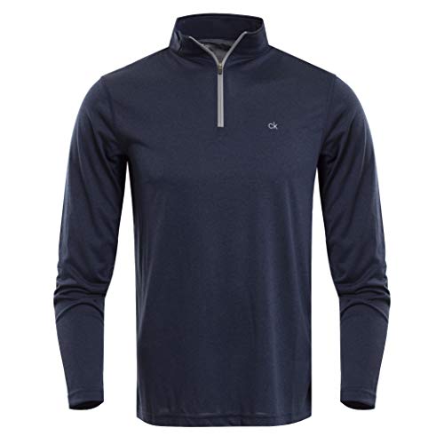 Calvin Klein Golf Herren Harlem 1/4 Zip Pullover - Marine Marl - XXL Calvin Klein Golf Herren Harlem 1/4 Zip Pullover - Marine Marl - XXL von Calvin Klein