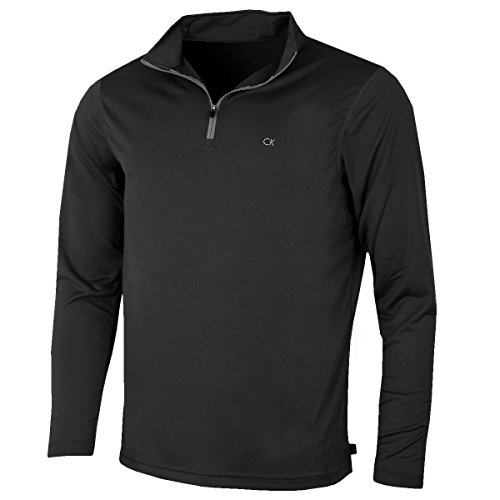 Calvin Klein Golf Herren Harlem 1/4 Zip Pullover - Schwarz - L Calvin Klein Golf Herren Harlem 1/4 Zip Pullover - Schwarz - L von Calvin Klein