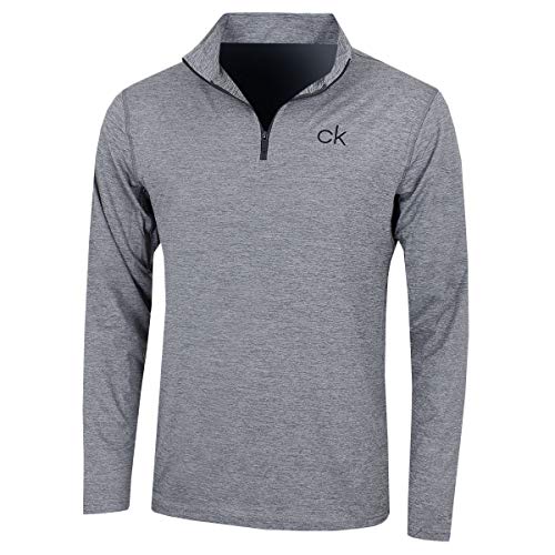 Calvin Klein Herren Newport HZ LS Atmungsfähig Leicht Sweater - Silber - XXL Calvin Klein Herren Newport HZ LS Atmungsfähig Leicht Sweater - Silber - XXL von Calvin Klein