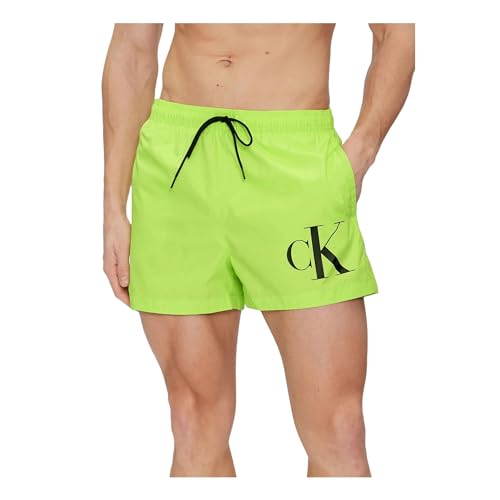 Calvin Klein Herren Short Drawstring Badehose, Green, M Calvin Klein Herren Short Drawstring Badehose, Green, M von Calvin Klein