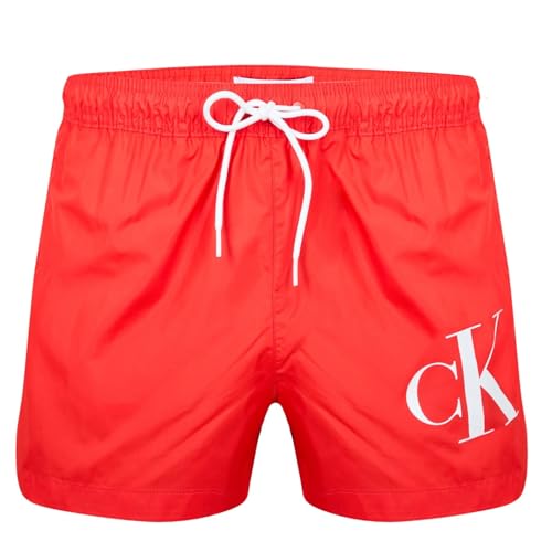 Calvin Klein Herren Short Drawstring Badehose, rot, S Calvin Klein Herren Short Drawstring Badehose, rot, S von Calvin Klein