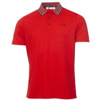 Calvin Klein MONTEREY Halbarm Polo rot von Calvin Klein