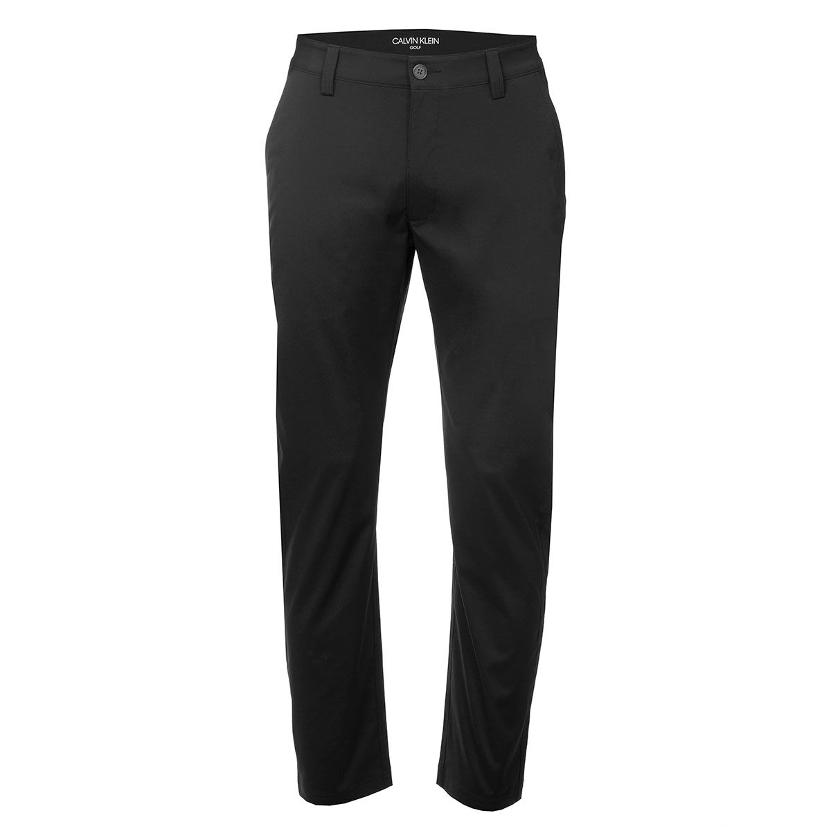 Calvin Klein Mens Black Lightweight Classic Fit Performance Golf Trousers, Size: 32 | American Golf von Calvin Klein