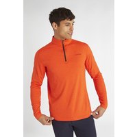 Calvin Klein NEWPORT HALF ZIP Stretch Unterzieher orange von Calvin Klein