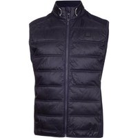 Calvin Klein RANGEWOOD FULL ZIP HYBRID GILET Thermo Weste navy von Calvin Klein