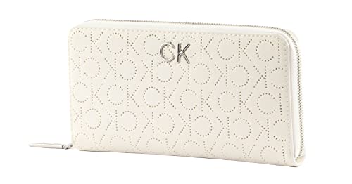 Calvin Klein Damen Geldbörse Portemonnaies Re-Lock Slim Zip Wallet Weiß Calvin Klein Damen Geldbörse Portemonnaies Re-Lock Slim Zip Wallet Weiß von Calvin Klein