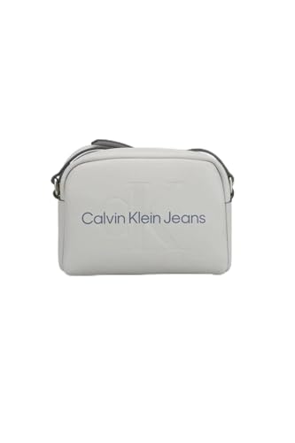 Calvin Klein SCULPTED CAMERA BAG18 MONO Tasche Damen, Mirage Gray, Tek Beden, Lässig von Calvin Klein