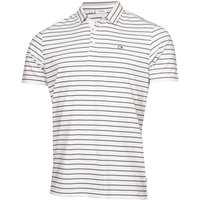 Calvin Klein SILVERSTONE Halbarm Polo weiß von Calvin Klein