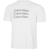 Calvin Klein T-Shirt Herren in weiß, Größe: L von Calvin Klein