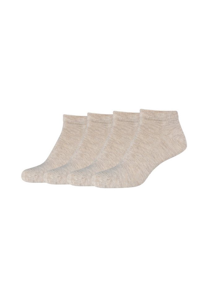 Camano Sneakersocken ca-soft (4er Pack) mit druckfreinem Bündchen von Camano