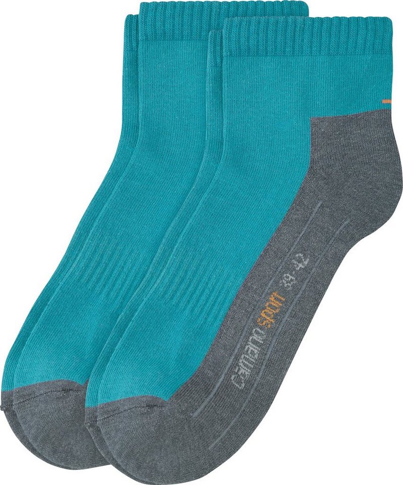 Camano Socken Unisex-Sport-Kurzsocken 2 Paar Uni Camano Socken Unisex-Sport-Kurzsocken 2 Paar Uni von Camano