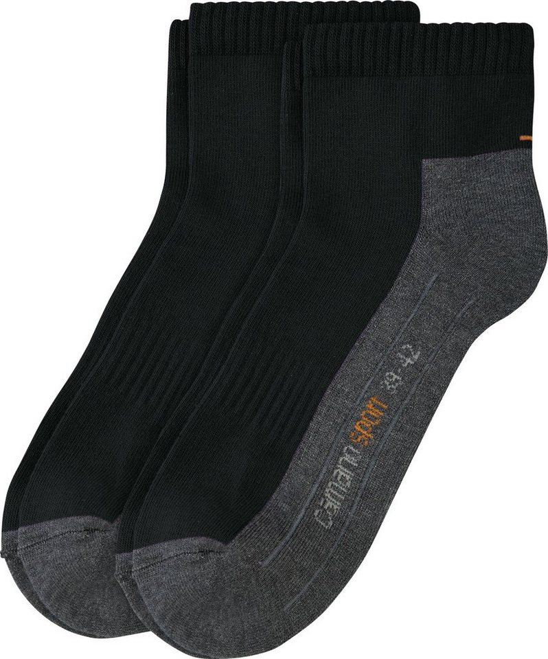 Camano Socken Unisex-Sport-Kurzsocken 2 Paar Uni Camano Socken Unisex-Sport-Kurzsocken 2 Paar Uni von Camano