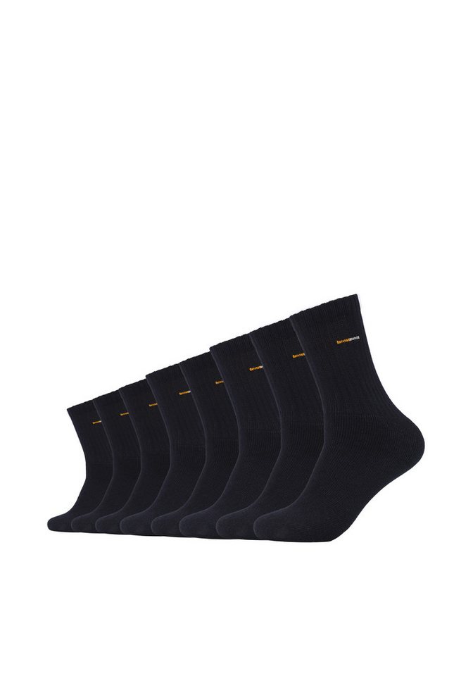 Camano Sportsocken (8er-Pack) mit verstärktem Sohlenbereich von Camano