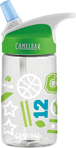 Camelbak Unisex Jugend Kinderflasche Eddy, Transparent, 400 ml von CAMELBAK