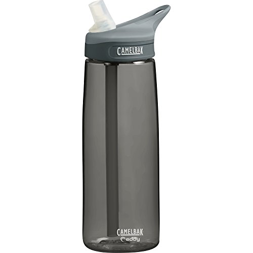 Camelbak Erwachsene Wasserflasche Eddy 0.75 Liter Trinkflasche, schwarz, 25 oz / 0.75L von CAMELBAK