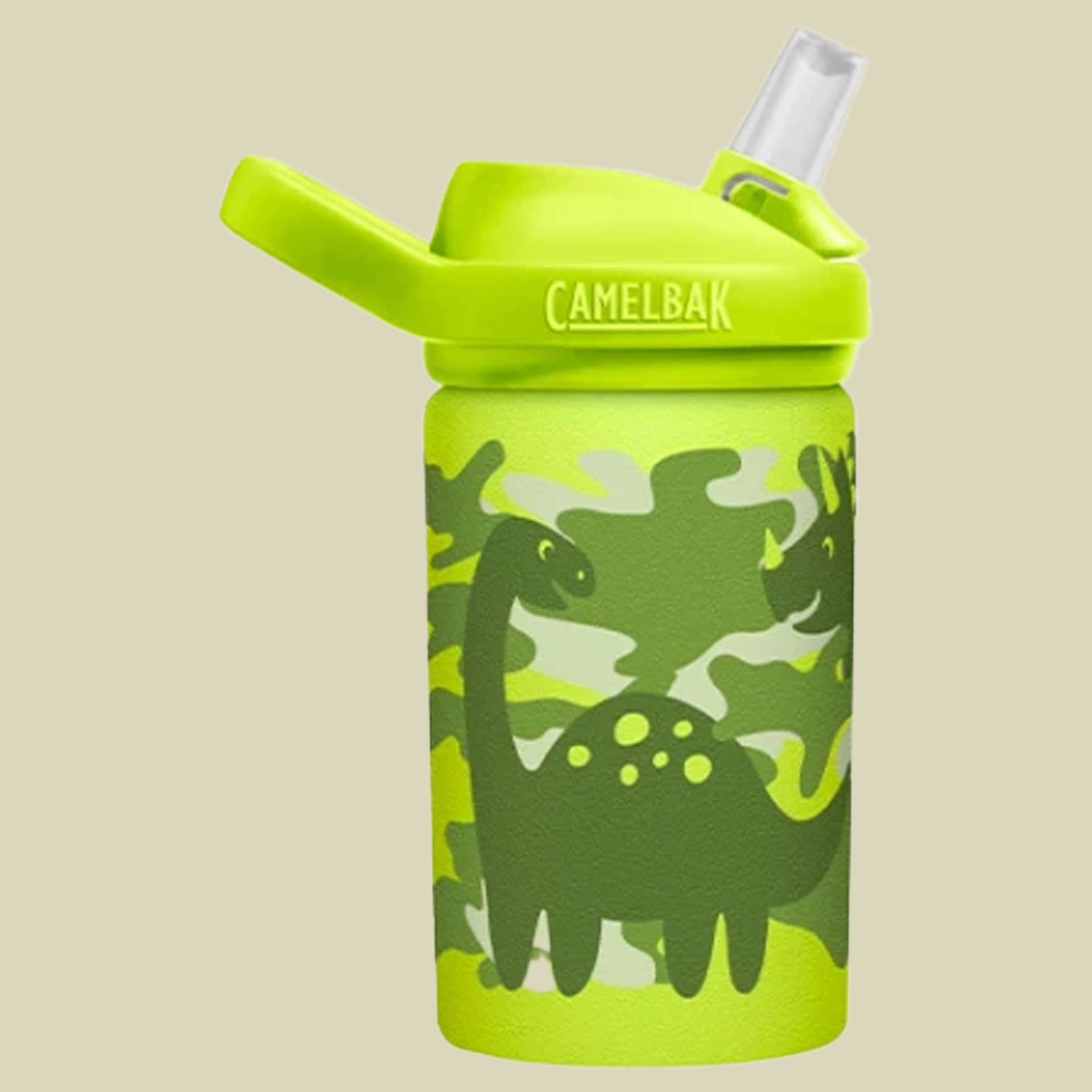 Eddy+ Kids Single Wall Stainless grün 400 - dino camo Eddy+ Kids Single Wall Stainless grün 400 - dino camo von Camelbak