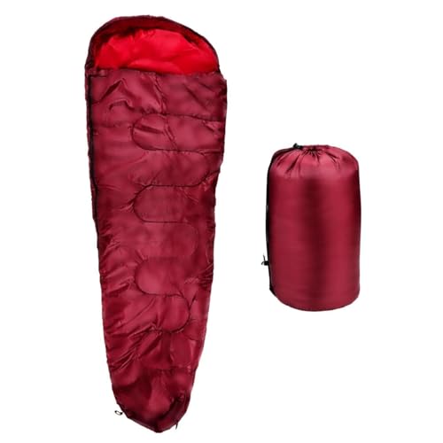 Camp Active Unisex-Adult Rot Mummy Schlafsack Erwaschene, Normal Camp Active Unisex-Adult Rot Mummy Schlafsack Erwaschene, Normal von Camp Active
