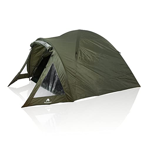 CampFeuer Karpfenzelt Flash für 1-2 Personen | 2000 mm Wassersäule, 3,17 x 2,36 x 1,5 m | Angelzelt für Outdoor und Camping | Anglerzelt, Outdoorzelt, Fischerzelt | Angel Zelt, Trekkingzelt von CampFeuer