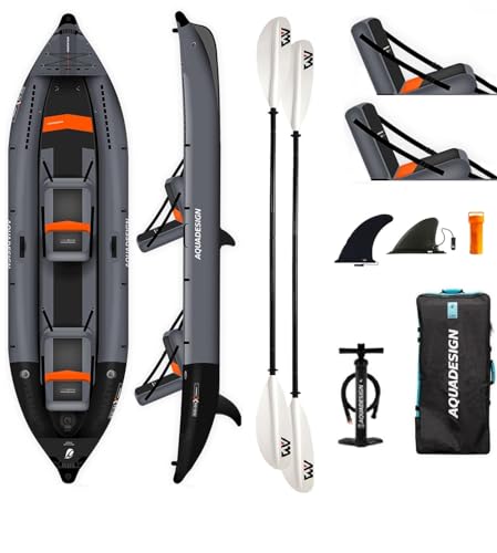 Campsup AQUADESIGN kajak aufblasbar | Inflatable 2 Personen Kayak Koloa X PERIENCE 2 + 2 x KP-1 | 360x100 cm Campsup AQUADESIGN kajak aufblasbar | Inflatable 2 Personen Kayak Koloa X PERIENCE 2 + 2 x KP-1 | 360x100 cm von CampSup