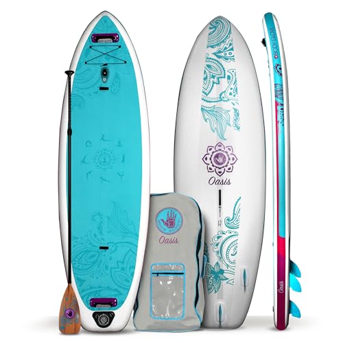 Campsup SUP Body Glove Oasis 10'0" Aufblasbares Stand Up Paddle Board | 305 x 86 x 14 cm | Surfboard für Einsteiger & Fortgeschrittene mit zubehör | Tragkraft bis 145 Kg von CampSup