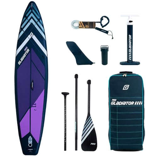 Campsup SUP Gladiator Pro 11'2 Aufblasbares Stand Up Paddle Board | 341 x 76 x 12 cm | Surfboard für Einsteiger & Fortgeschrittene mit zubehör | Tragkraft bis 100 Kg Campsup SUP Gladiator Pro 11'2 Aufblasbares Stand Up Paddle Board | 341 x 76 x 12 cm | Surfboard für Einsteiger & Fortgeschrittene mit zubehör | Tragkraft bis 100 Kg von CampSup