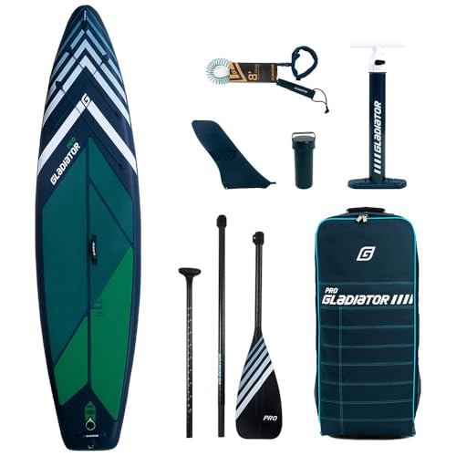 Campsup SUP Gladiator Pro 11'6 Aufblasbares Stand Up Paddle Board | 354 x 86 x 15 cm | Surfboard für Einsteiger & Fortgeschrittene mit zubehör | Tragkraft bis 145 Kg Campsup SUP Gladiator Pro 11'6 Aufblasbares Stand Up Paddle Board | 354 x 86 x 15 cm | Surfboard für Einsteiger & Fortgeschrittene mit zubehör | Tragkraft bis 145 Kg von CampSup