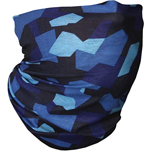 CampTeck U6616 Multifunktion Nahtlos Bandana Kopftuch Balaclava Stirnband - Blau Camo von CampTeck