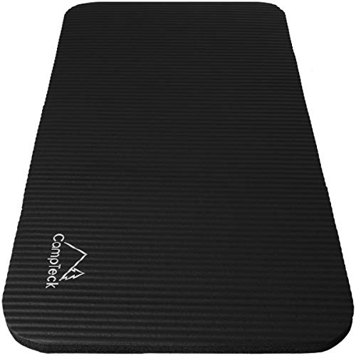 CampTeck U6962 - rutschfestes Yoga Pad weiche Schaumstoff Yoga Knieschoner für Fitness, Training, Sport, Fitnessstudio, Pilates usw. - Schwarz von CampTeck