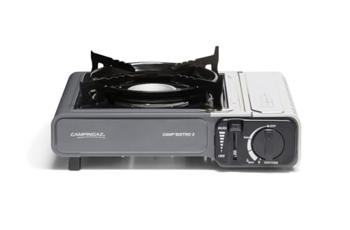 Campingaz Camp'Bistro 3 Gaskocher, Campingkocher 1-flammig, 2.200 Watt Leistung, kompakter 1-Brenner Outdoor-Gaskartuschenkocher mit Tragekoffer, Schwarz Campingaz Camp'Bistro 3 Gaskocher, Campingkocher 1-flammig, 2.200 Watt Leistung, kompakter 1-Brenner Outdoor-Gaskartuschenkocher mit Tragekoffer, Schwarz von Campingaz