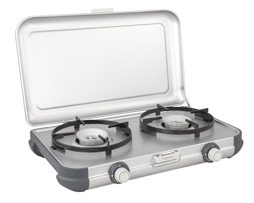 Campingaz Campingkocher Camping Kitchen 2, Gaskocher 2 flammig, 4.000 Watt, kompakter Outdoor Grill, Grau, One Campingaz Campingkocher Camping Kitchen 2, Gaskocher 2 flammig, 4.000 Watt, kompakter Outdoor Grill, Grau, One von Campingaz