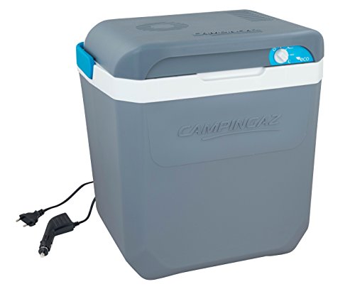 Campingaz Powerbox Plus 24 Liter | 12V elektrische Kühlbox | Platz für 8 x 1.5L Flaschen | strombetriebene Isolierbox | Thermobox für Auto & Campingplatz | mit Batteriewächter von Campingaz